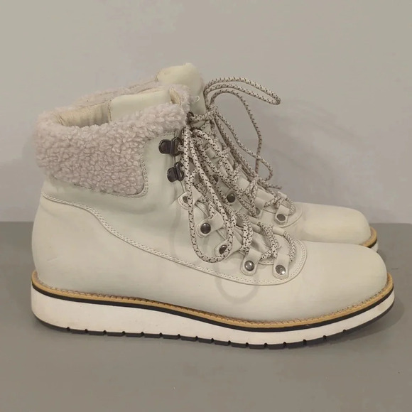 Aspen Nomad Boots size 9.5 Cream‎ Lace Up - Picture 2 of 9